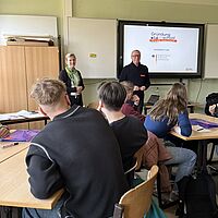 Impressionen von der Berufsorientierung in der Sorbischen Oberschule Räckelwitz