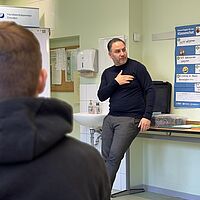 Impressionen aus der Veranstaltung \"Projekteinheit „Karrierewege im Handwerk“ zur Berufsorientierung in der Freien Oberschule in Rietschen