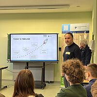 Impressionen aus der Veranstaltung \"Projekteinheit „Karrierewege im Handwerk“ zur Berufsorientierung in der Freien Oberschule in Rietschen
