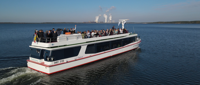 Lausitz Café auf der MS Bärwalder Seelust