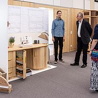 Impessionen der Ausstellung des Tischler- und Malerhandwerks vom 24. Juli 2021